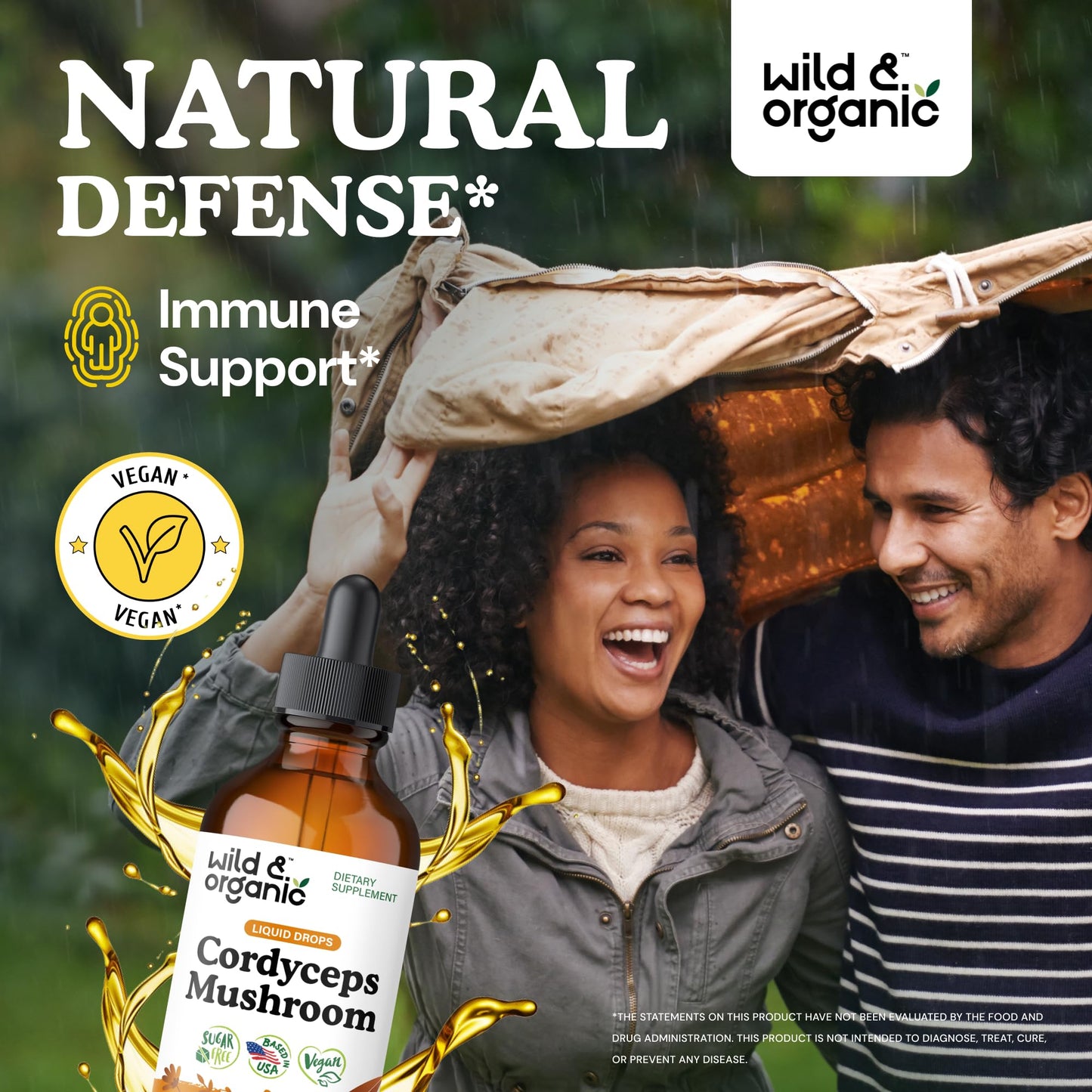 Wild & Organic Cordyceps Mushroom Tincture - Energy & Immune Support - Cordyceps Sinensis Extract Supplement - Liquid Mushroom Drops - Add to Tea & Mix with Powder - Sugar & Alcohol-Free - 4 fl oz - PrimeBioHealth - canada supplements