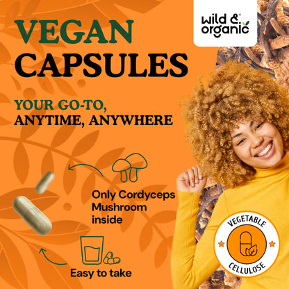 Wild & Organic Cordyceps Mushroom Tincture - Energy & Immune Support - Cordyceps Sinensis Extract Supplement - Liquid Mushroom Drops - Add to Tea & Mix with Powder - Sugar & Alcohol-Free - 4 fl oz - PrimeBioHealth - canada supplements