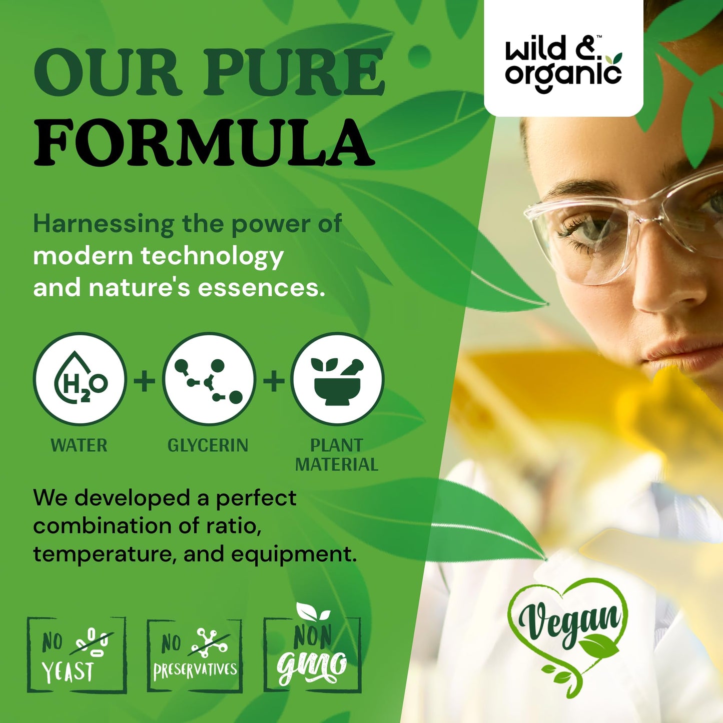 Wild & Organic Olive Leaf Extract Liquid Drops - Immune & Antioxidant Support - Oleuropein Supplement - Add to Tea Olive Leaf Tincture - Vegan, Sugar & Alcohol Free - 4 fl oz - PrimeBioHealth - canada supplements