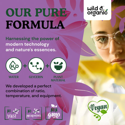 Wild & Organic Skullcap Herb Tincture - Skullcap Supplement for Mood Support - Relaxing Liquid Extract Drops - Vegan, Sugar & Alcohol-Free - 4 fl oz - PrimeBioHealth - canada supplements