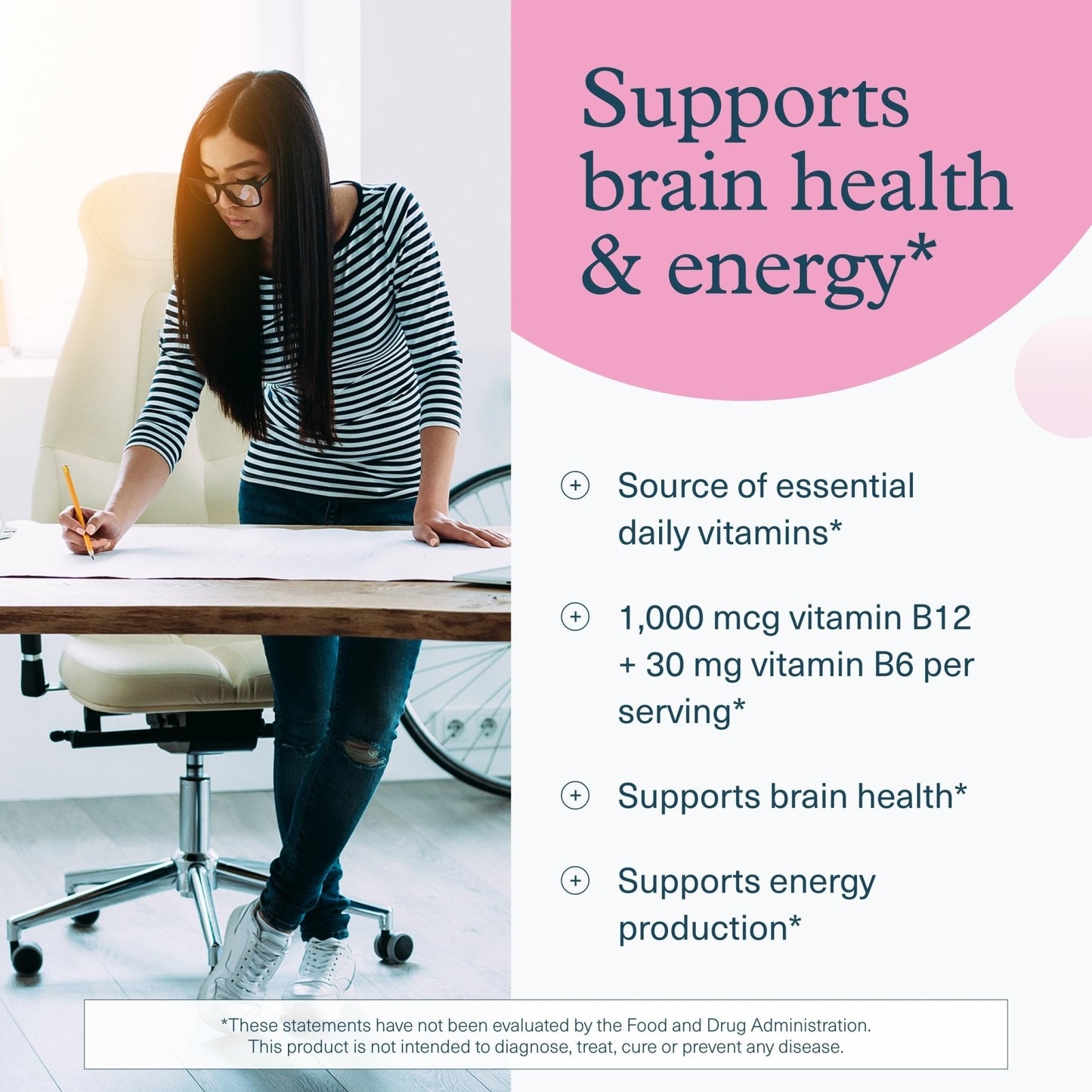 Youtheory B12B6 - Vitamin B12 & B6 - Supports Mood, Nervous System & Metabolism* - Aids Memory & Stress Management* - PrimeBioHealth - canada supplements