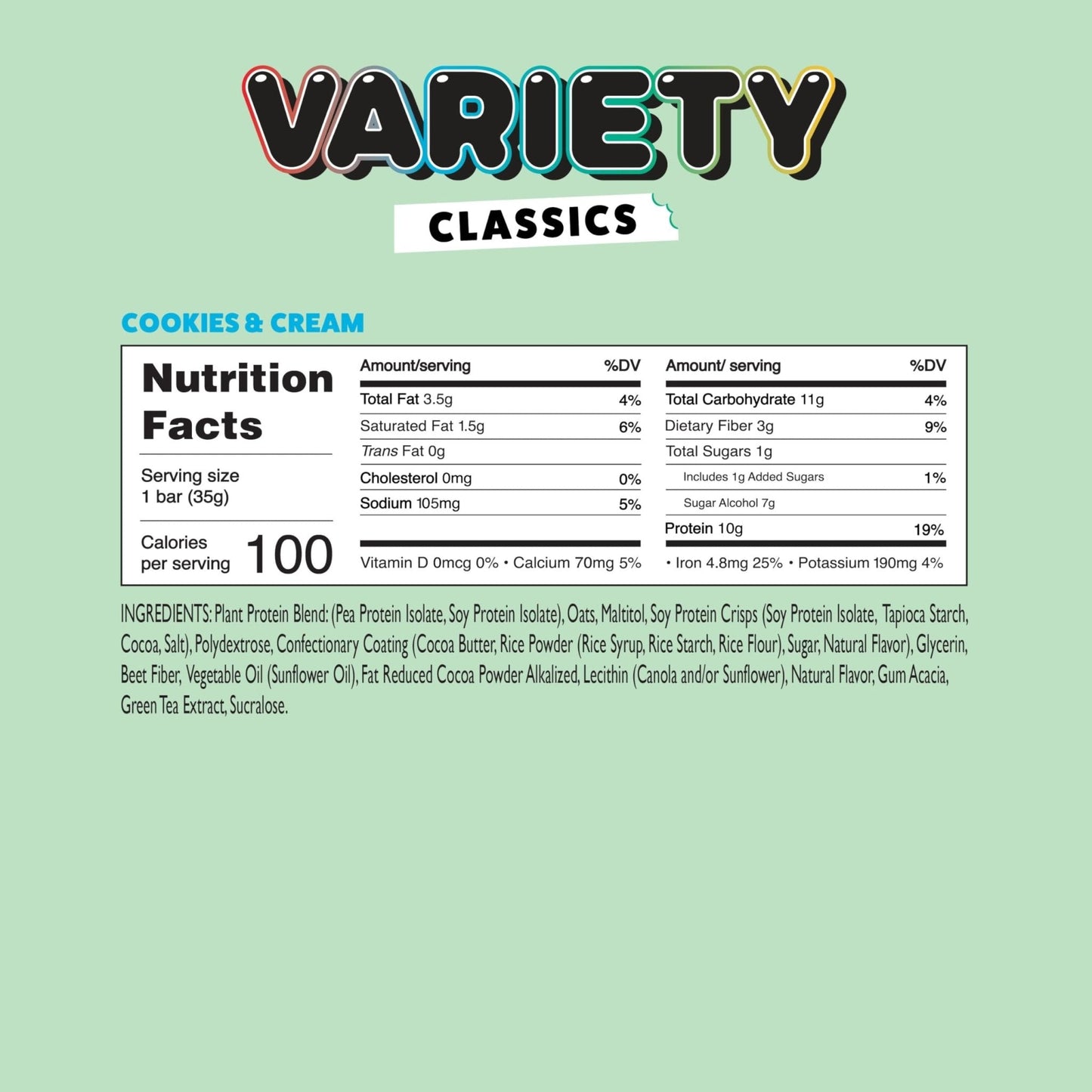 YuBi Bars - Protein Bars - 12 Bar Variety Pack - 100 Calories, 10g of Protein, Low Sugar, Low Carb, Palm Oil Free/Non-GMO, Gluten Free, Dairy Free, Healthy Snack, Non-GMO - 14.8oz (12 Pack, Variety Box) - PrimeBioHealth - canada supplements