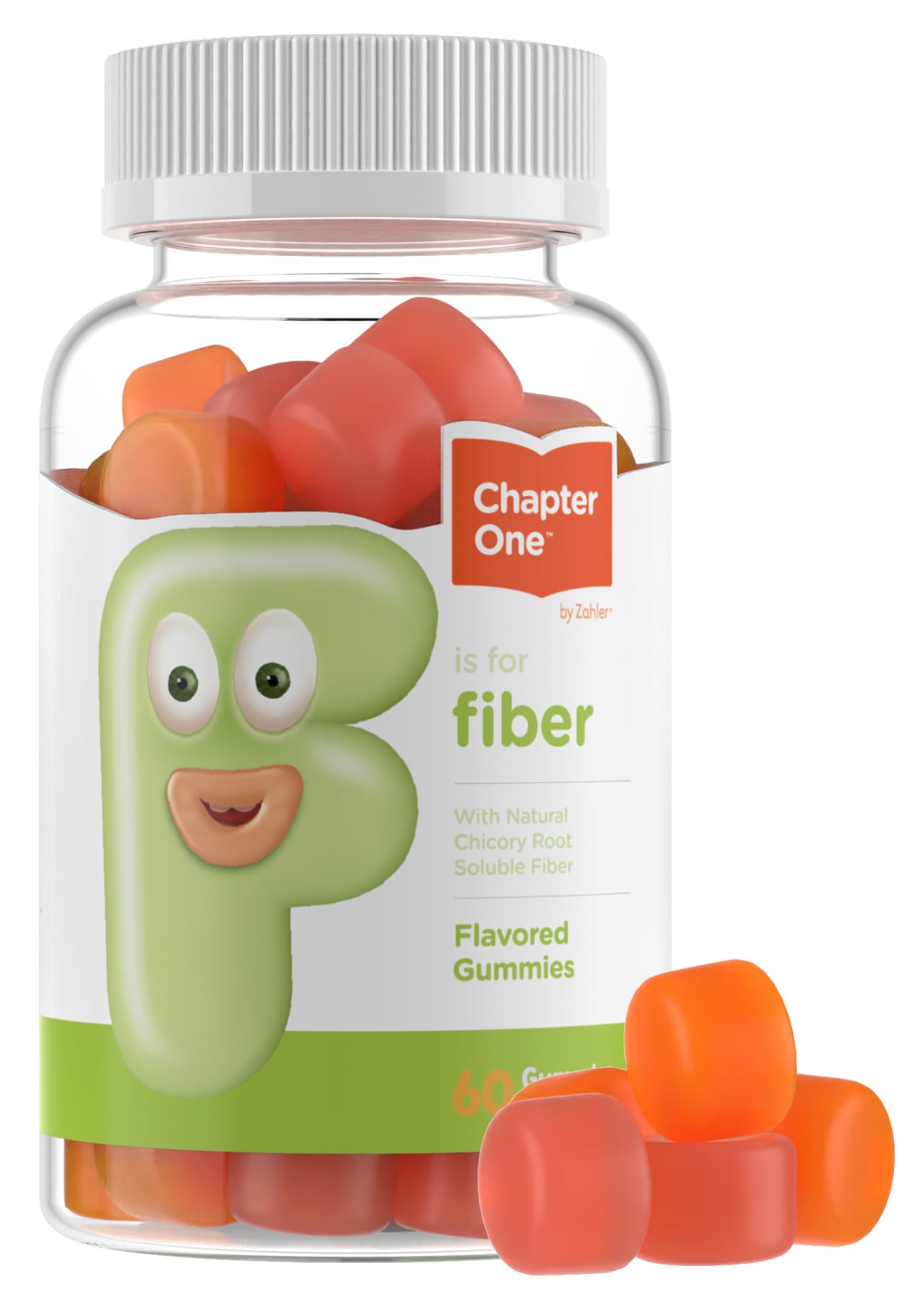 Zahler Chapter One Fiber Gummies - Soluble Fiber for Digestive Health Support - Flavored Gummies for Kids - Natural Chicory Root - Kosher, Dairy-Free, - PrimeBioHealth - canada supplements