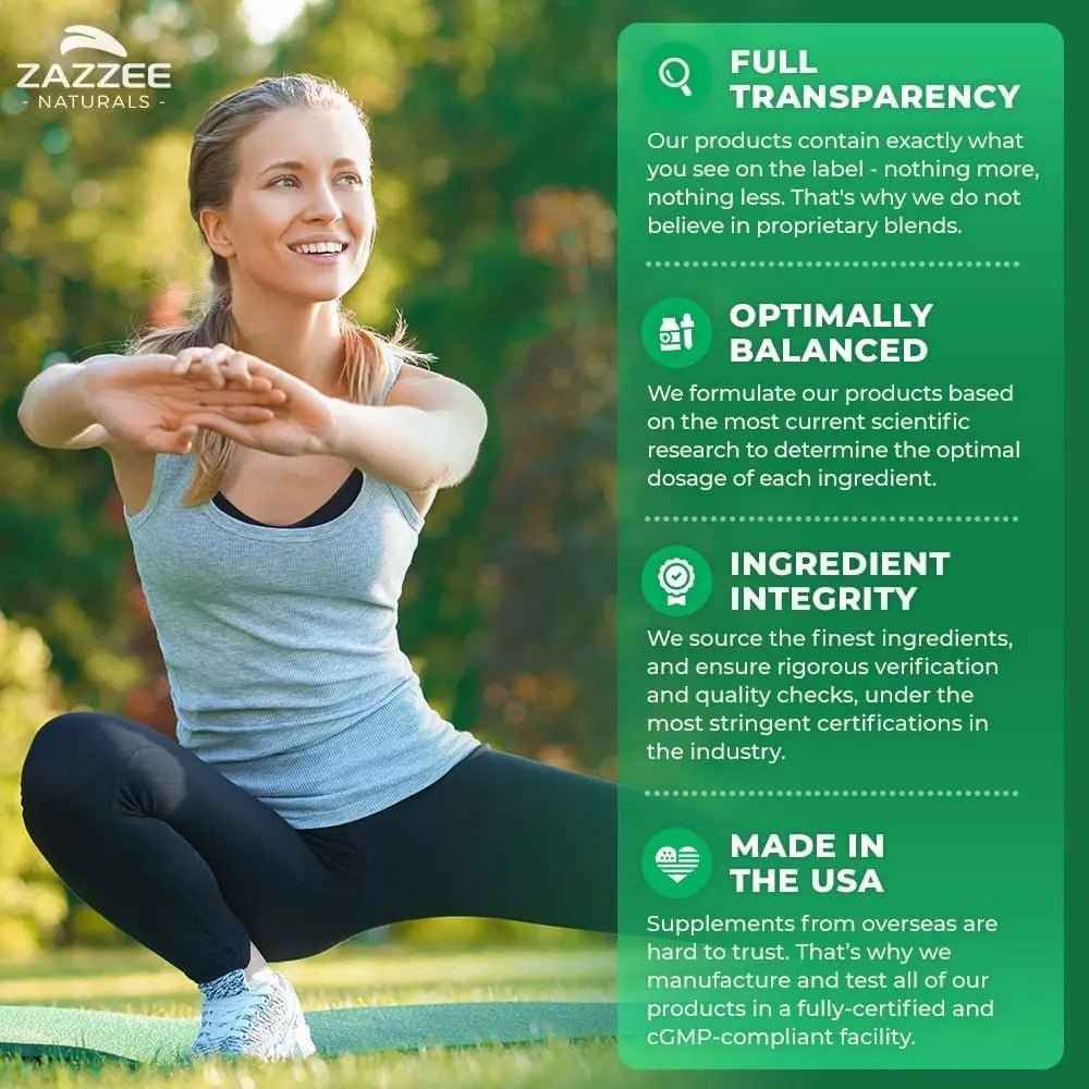 Zazzee USDA Organic Cranberry PACs and D-Mannose, 1000 mg D-Mannose, 36 mg Cranberry PACs, 120 Vegan Capsules, 2 Month Supply, Potent & Fast-Acting, All-Natural Urinary Tract Health Support, Non-GMO