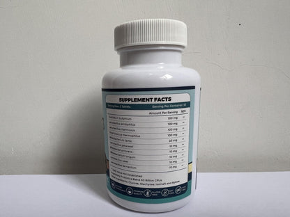 ZEBORA Probiotics for Men and Prebiotics for Digestive Health, 90 Tablets, 60 Billion CFUs for Immune and Gut Health, 10 Strains, Hypoallergenic Probiotics, - PrimeBioHealth - canada supplements
